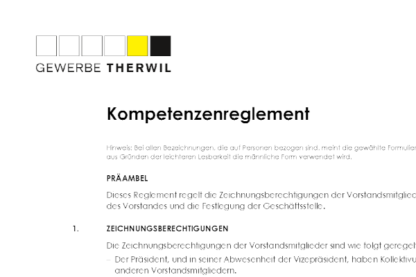 Kompetenzreglement